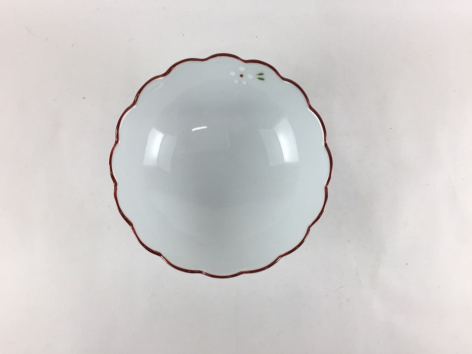 【SALE】125菊高台小鉢 小花　12.5cm　有田焼【訳あり】