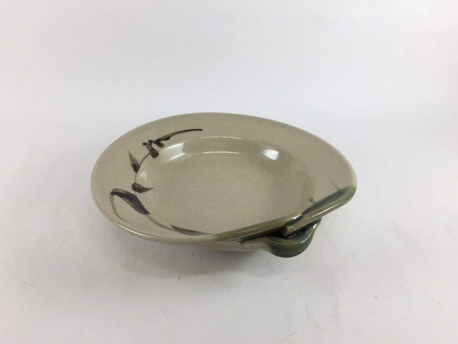 【SALE】切合せ向　織部芦絵　15cm　有田焼【訳あり】