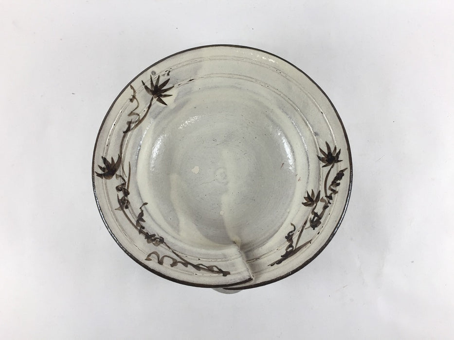 【SALE】手/切合せ小向　粉引鉄絵　15cm　有田焼【訳あり】