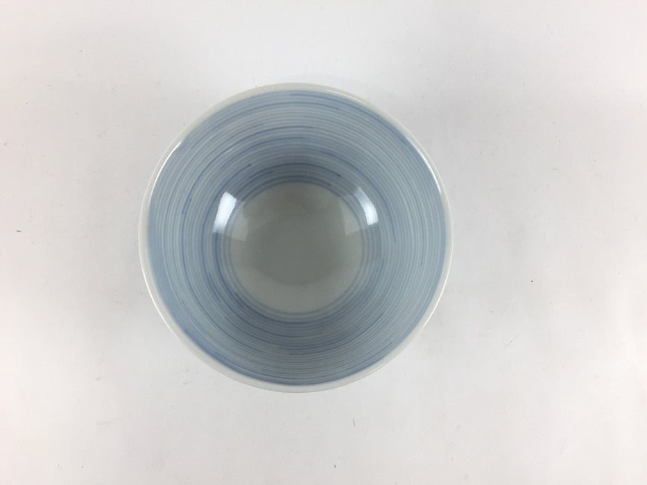 【SALE】130凌ぎ高小鉢　染千筋　13cm　有田焼【訳あり】