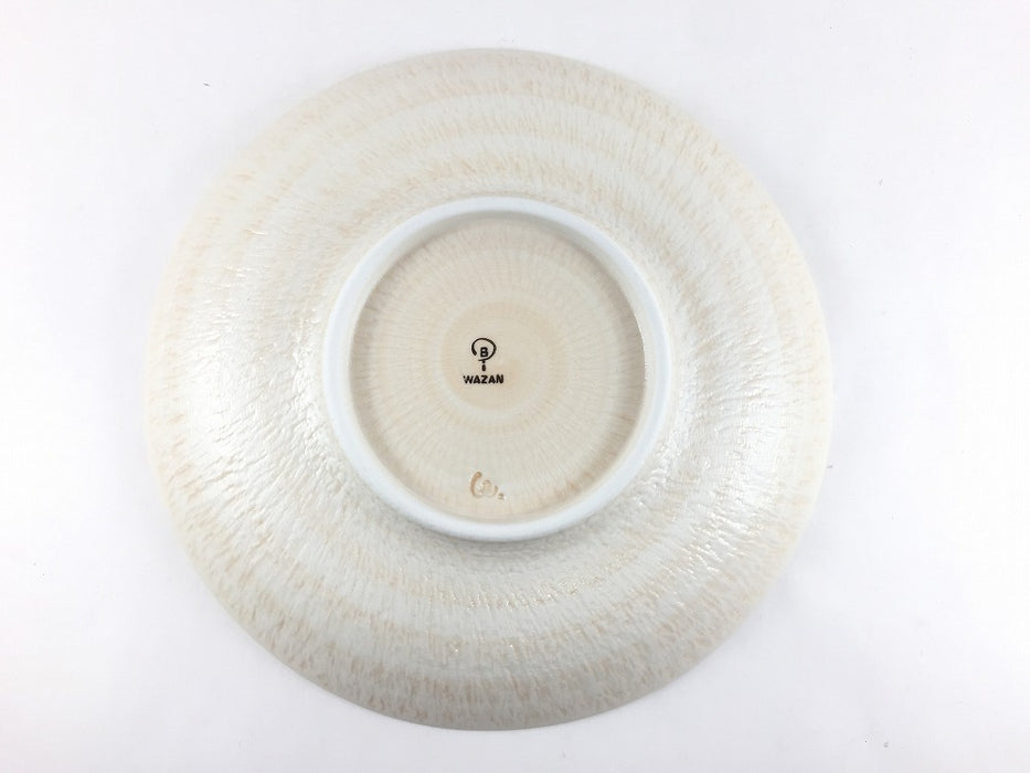 さざなみ　7寸皿　(レッド/ピンク/グリーン/ブルー/ベージュ)　23cm　波佐見焼 (j.R)