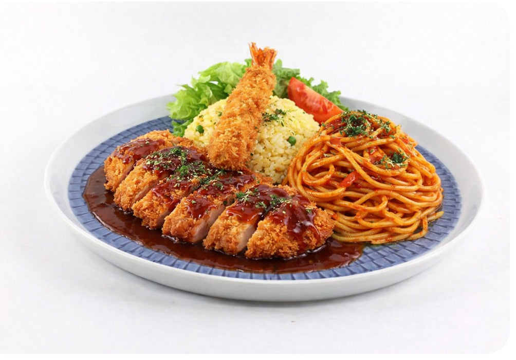 色染流し21cm丸プレート　(赤/青/グリーン/パープル/トルコブルー) 　波佐見焼(j.R)