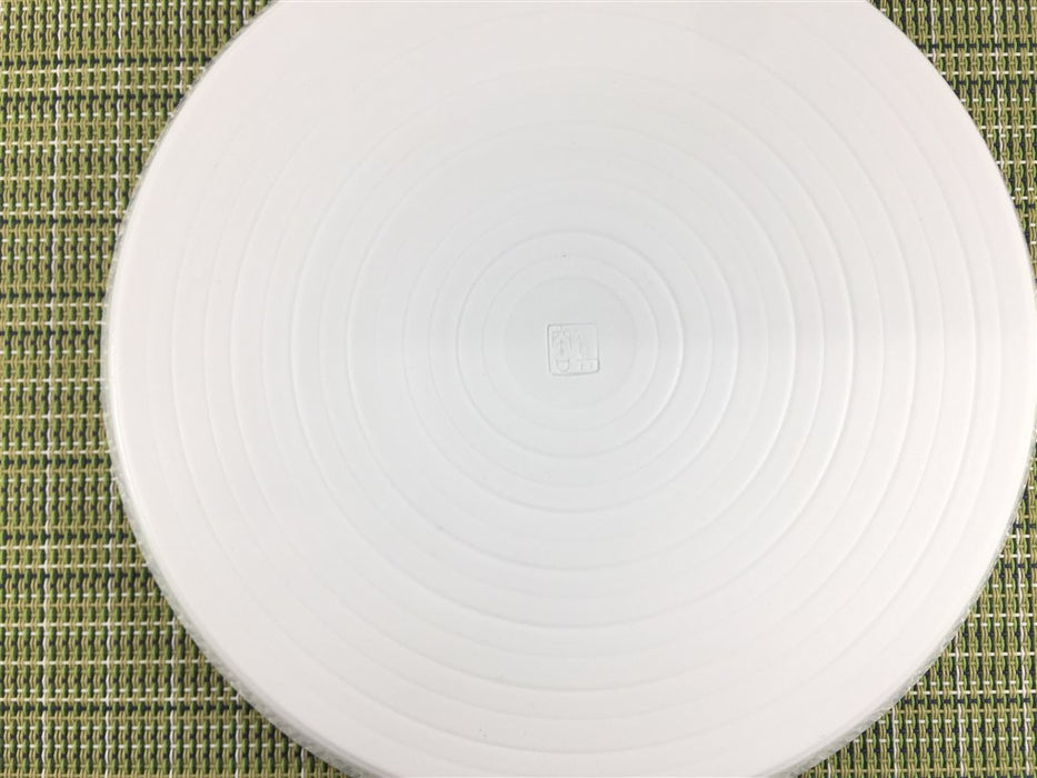 【皿/プレート/中皿】色染流し21cm丸プレート　(赤/青/グリーン/パープル/トルコブルー) 　波佐見焼(j.R)