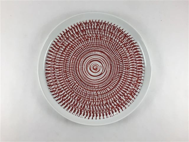 【皿/プレート/中皿】210丸皿.トチリ(青 /赤 /グレー) 波佐見焼