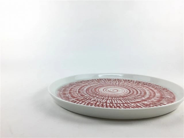 【皿/プレート/中皿】210丸皿.トチリ(青 /赤 /グレー) 波佐見焼