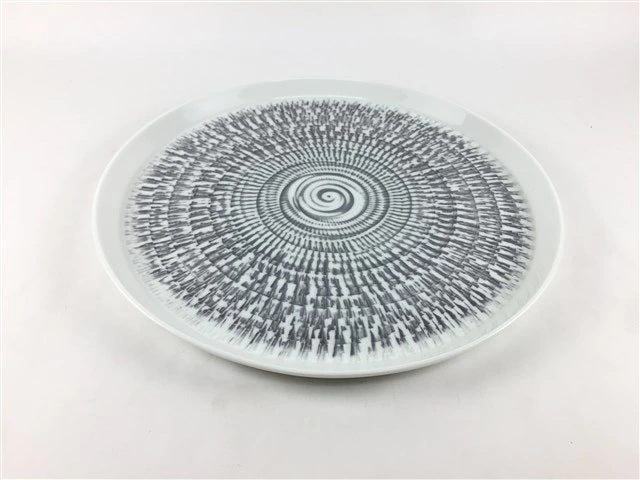 【皿/プレート/中皿】210丸皿.トチリ(青 /赤 /グレー) 波佐見焼