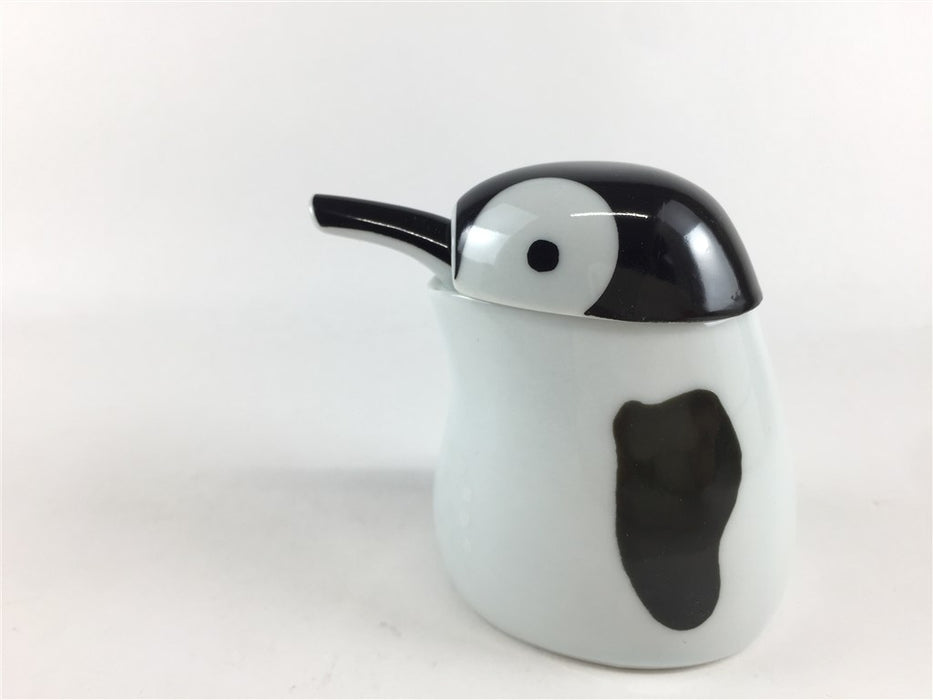 有田焼 錦ミニ汁次 (ふくら雀/川蝉形/赤ちゃんペンギン) 60cc 7.5cm