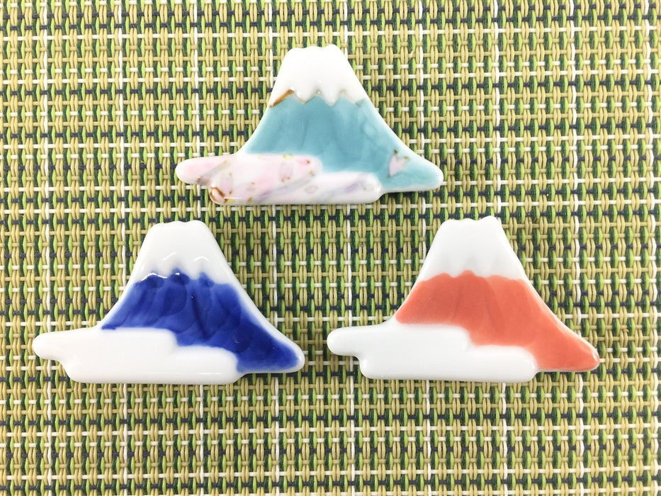 有田焼.箸置　奴蛸(ヤッコダコ)/羽子板/富士山/鏡もち/門松/提灯/独楽(こま)/ひまわり/