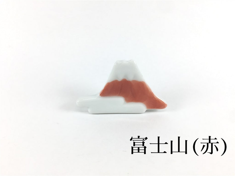 有田焼.箸置　奴蛸(ヤッコダコ)/羽子板/富士山/鏡もち/門松/提灯/独楽(こま)/ひまわり/