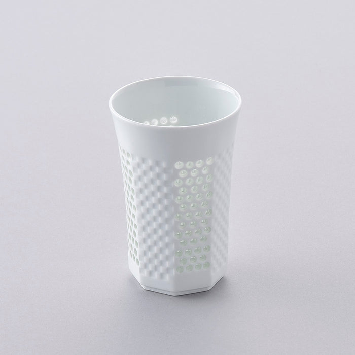 水晶プレミアム　レリーフタンブラー　波佐見焼　(j.R)