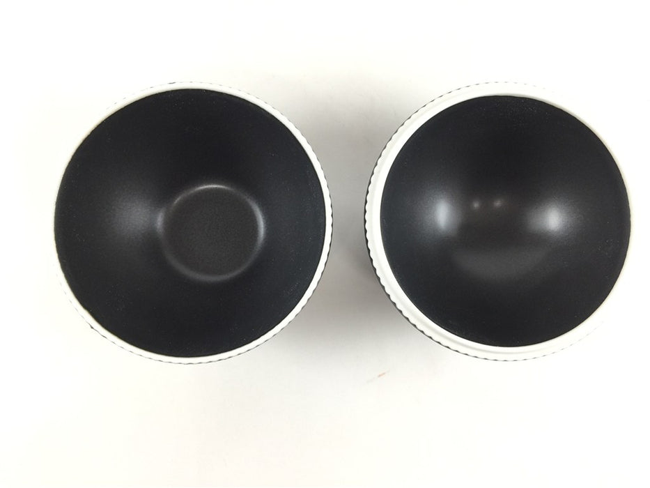 95鎬玉蓋物　黒マット　9cm　有田焼(j.R)