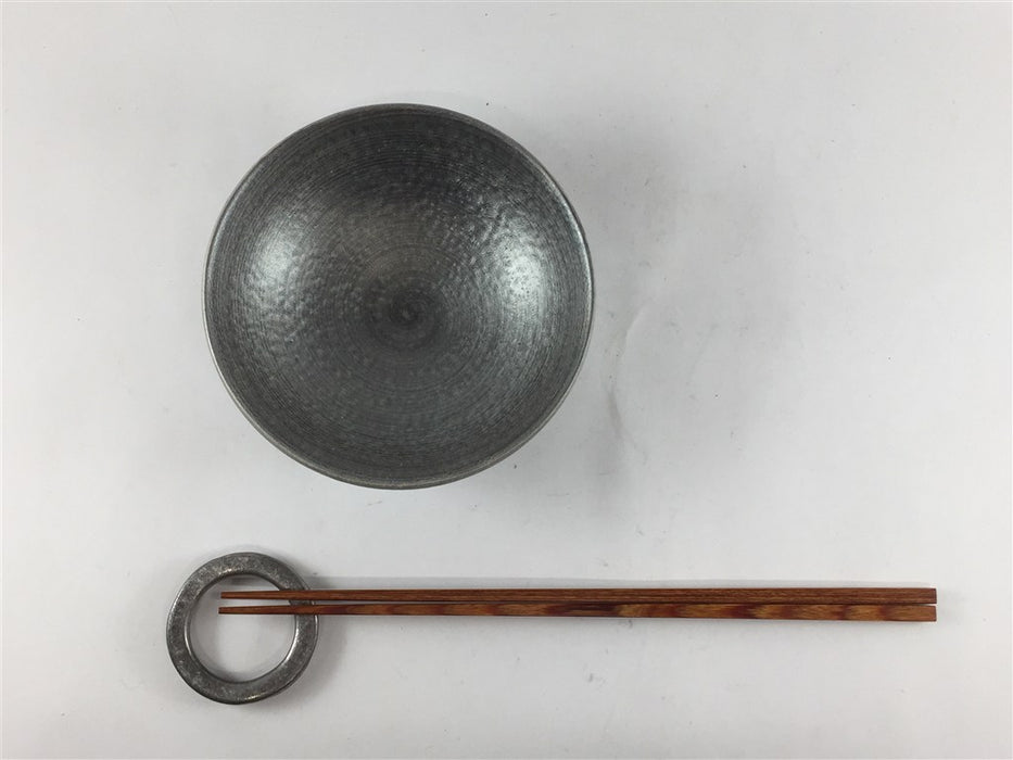 12cm鉄鉢(結晶金/結晶銀)　有田焼　(j.R)