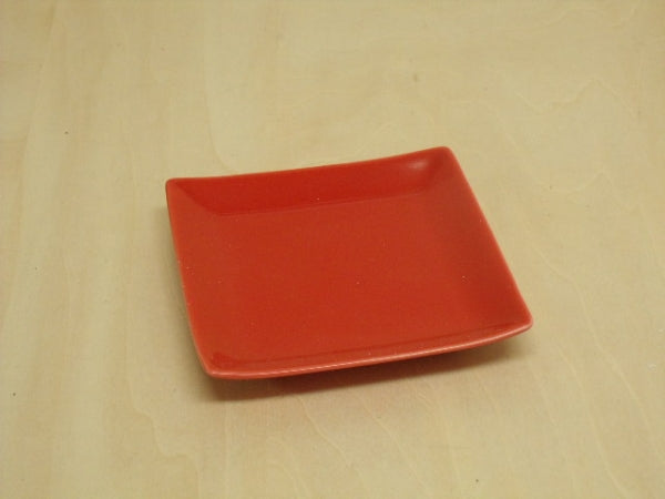 【SALE】11角皿(赤)　10.5cm　有田焼【在庫4】