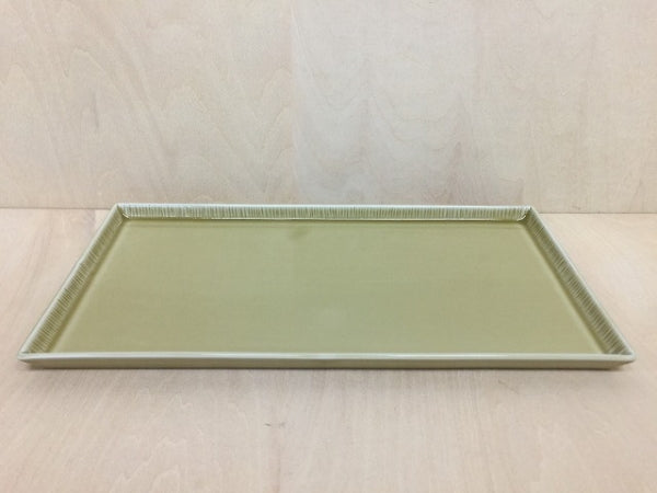 nagazara(30×15)beige　波佐見焼(j.R)
