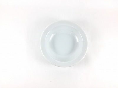【SALE】白リム15cm浅鉢　美濃焼