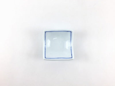 【SALE】55四方小小鉢.青筋　波佐見焼　