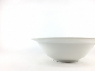 【SALE】白リム23.5cm鉢　美濃焼