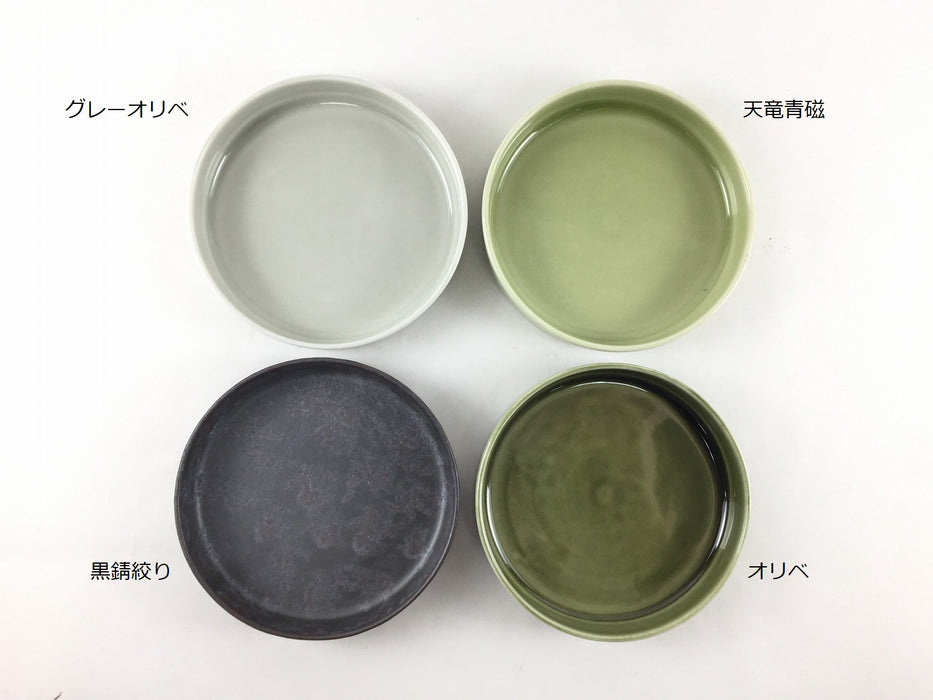 バーチカルプレート10.0cm(4色)　有田焼【小皿/平皿/トレイ】(j.R)
