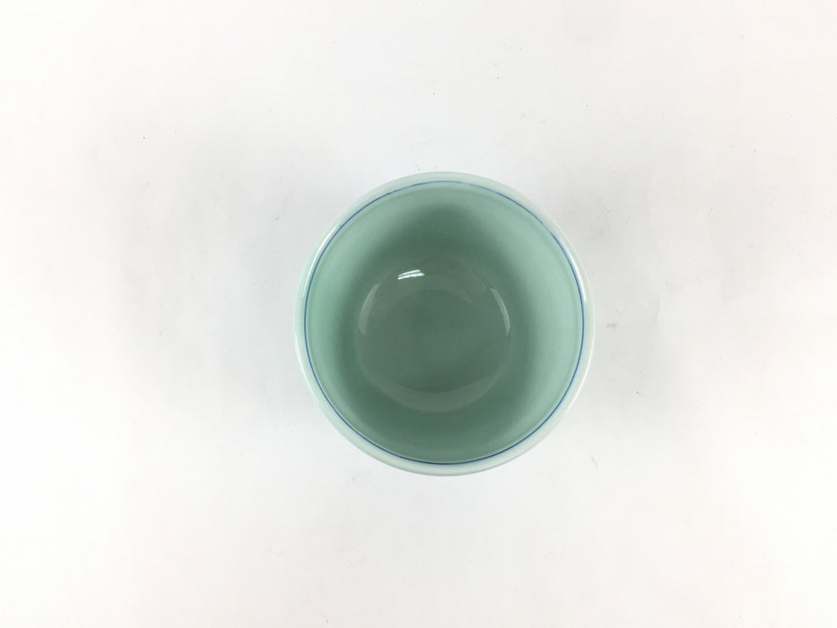 【SALE】200cc煎茶(青磁唐草)　波佐見焼　Kh042111
