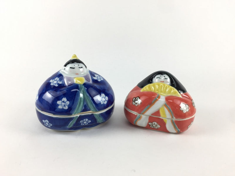 お雛様.蓋付ミニボックス 7.5cm/7cm 有田焼 (j.R) — 佐賀有田