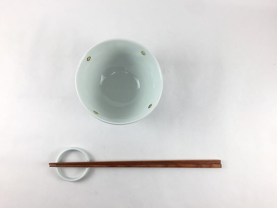 【碗/飯碗】10cm姫茶碗.染彩り麻の葉　有田焼