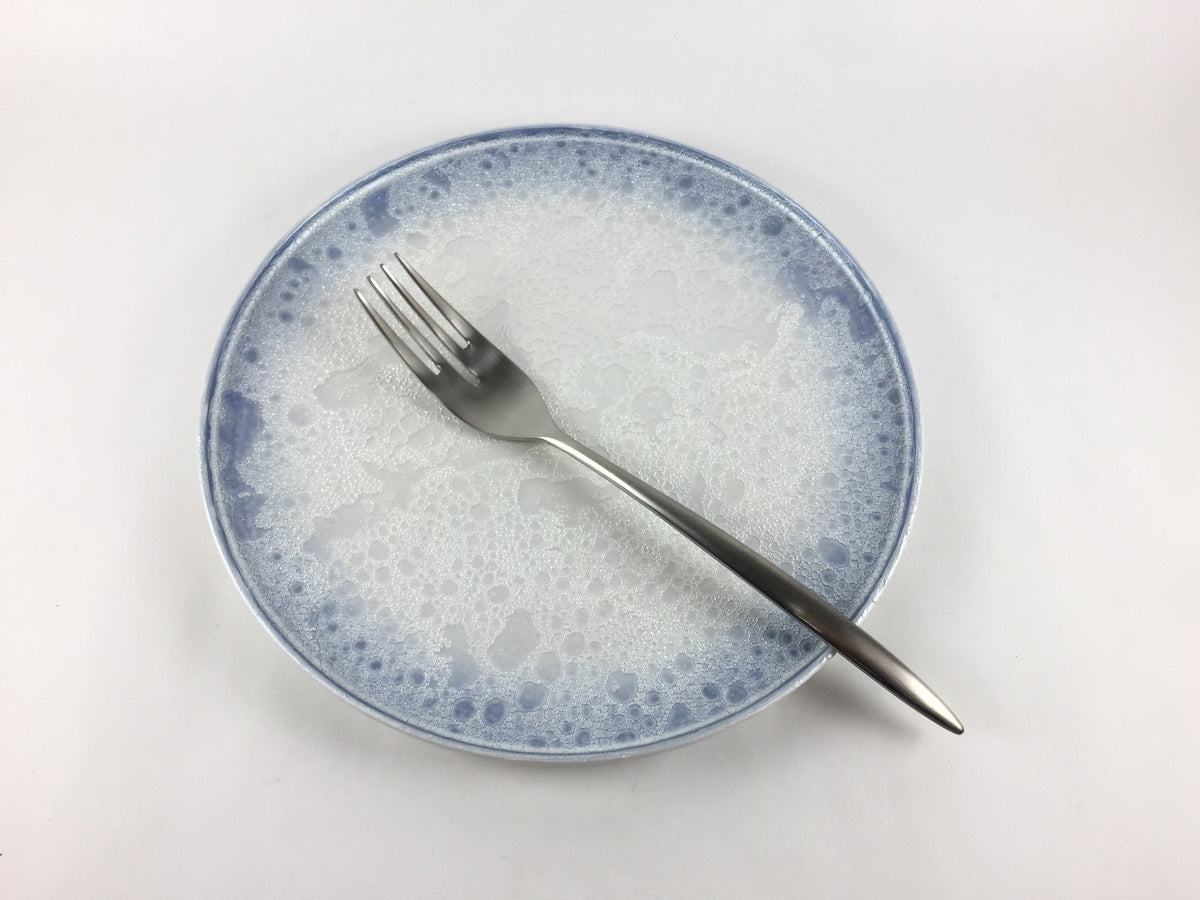 frame21cmプレート.渕色泡(3色) 有田焼吉右衛門窯 — 佐賀有田