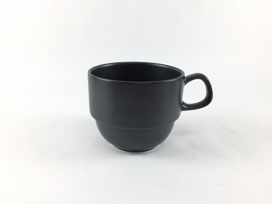 【SALE】200ccスタックコーヒーカップ　(黒マット/白マット)　波佐見焼【訳あり】