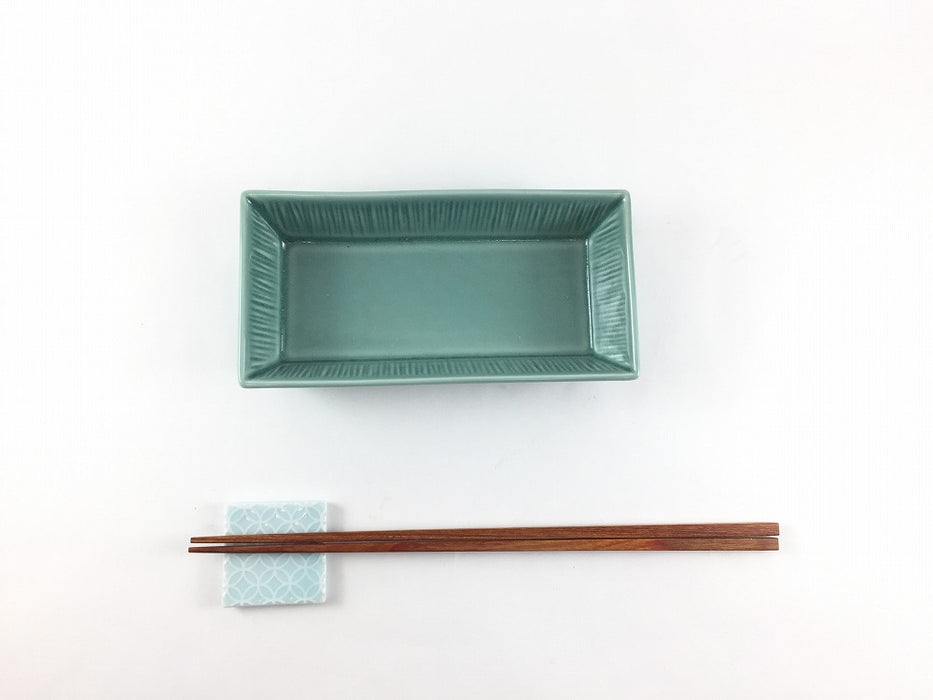 【SALE】nagabachi(15.7.3)　turquoise　15cm　波佐見焼【在庫1】