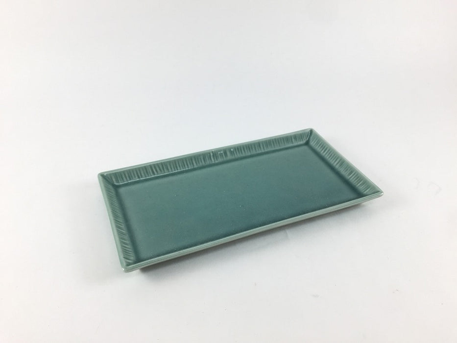 【SALE】nagazara(15×7)　turquoise　14.5cm　波佐見焼【在庫1】