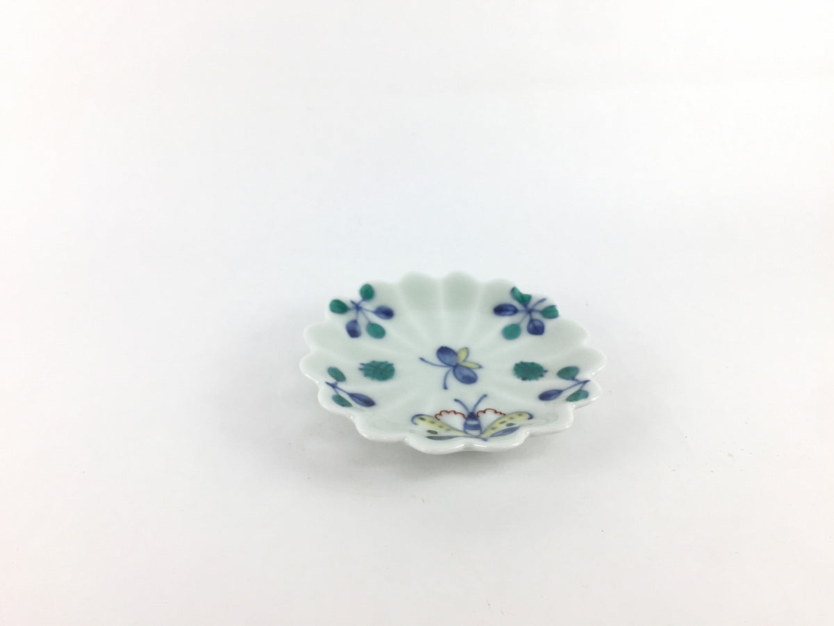 伊万里 色絵 草木文 手塩皿 6枚 [B24373] 伊万里 色絵 草木文 手塩皿 6枚 [B24373]