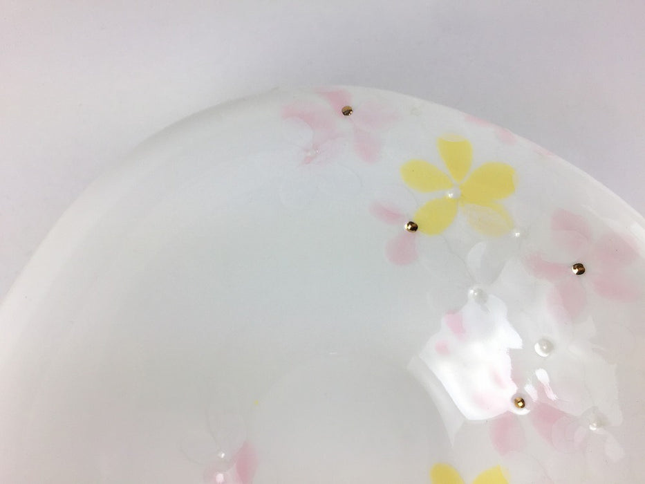 【SALE】ピンク白盛花8寸花切鉢　24cm　有田焼【在庫2】