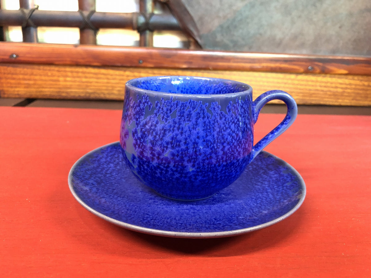 【開封済み・未使用】山下工芸　有田焼 盛皿　ルリ天目15号皿　磁器　おしゃれ 山下工芸 有田焼 盛皿 ルリ天目15号皿 磁器 長角皿｜立