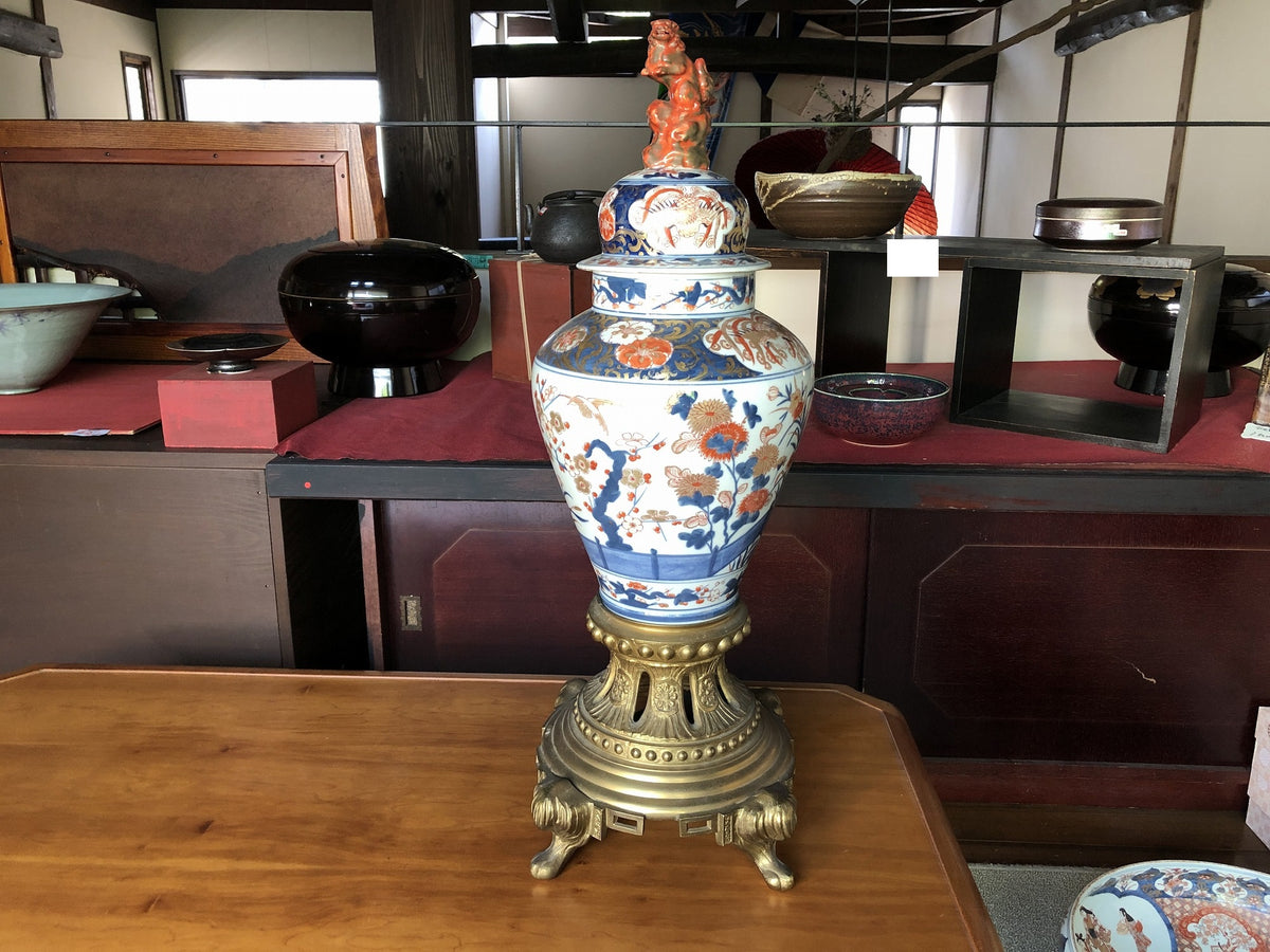 古伊万里沈香壷 明治期(古陶磁)【限定1】 — 佐賀有田 ギャラリーつじ信