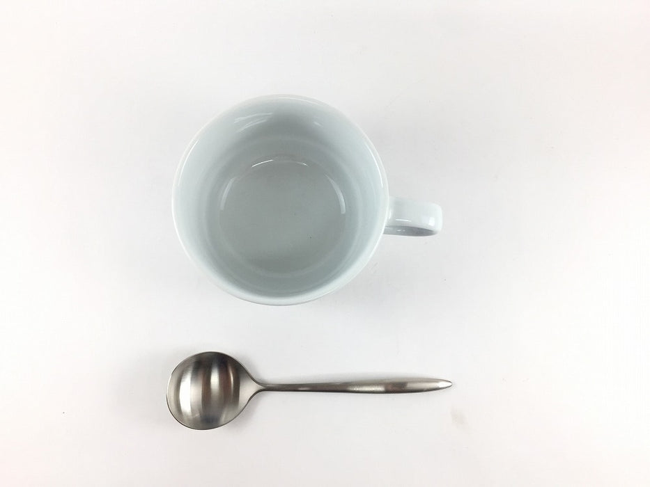 スタックスープカップ(340cc)　(藍花/赤花)　10cm　波佐見焼　(j.R)