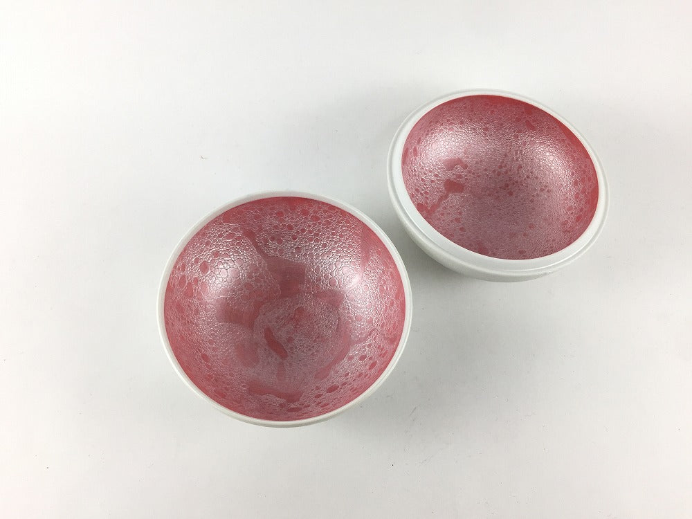 10cmボンボニエール 白銀(内赤銀泡/内ルリ銀泡) 有田焼 (j.R) — 佐賀