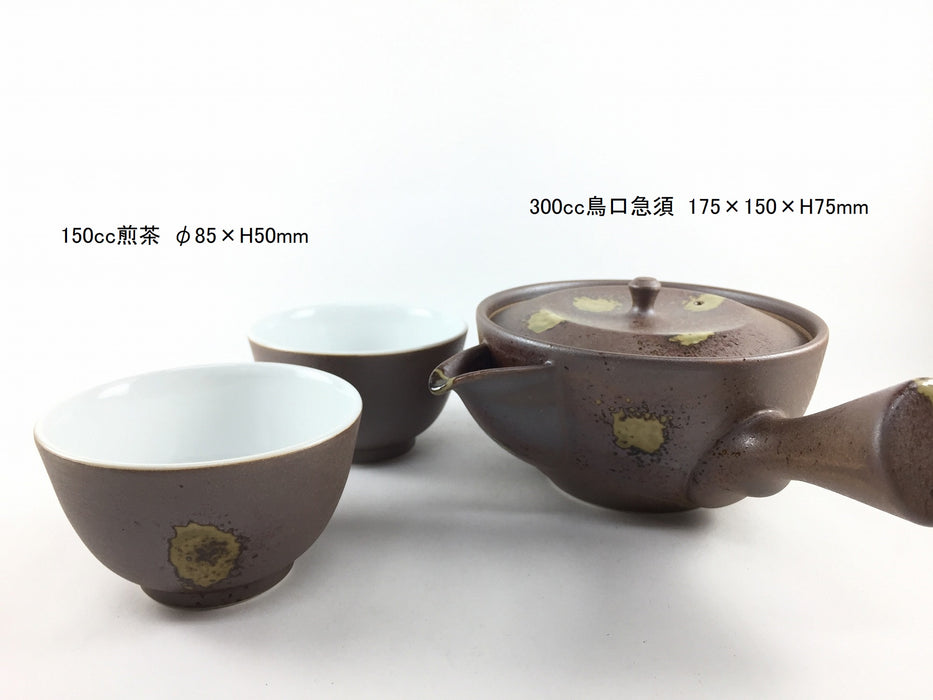 【感謝SALE】150cc煎茶.焼〆内白　波佐見焼