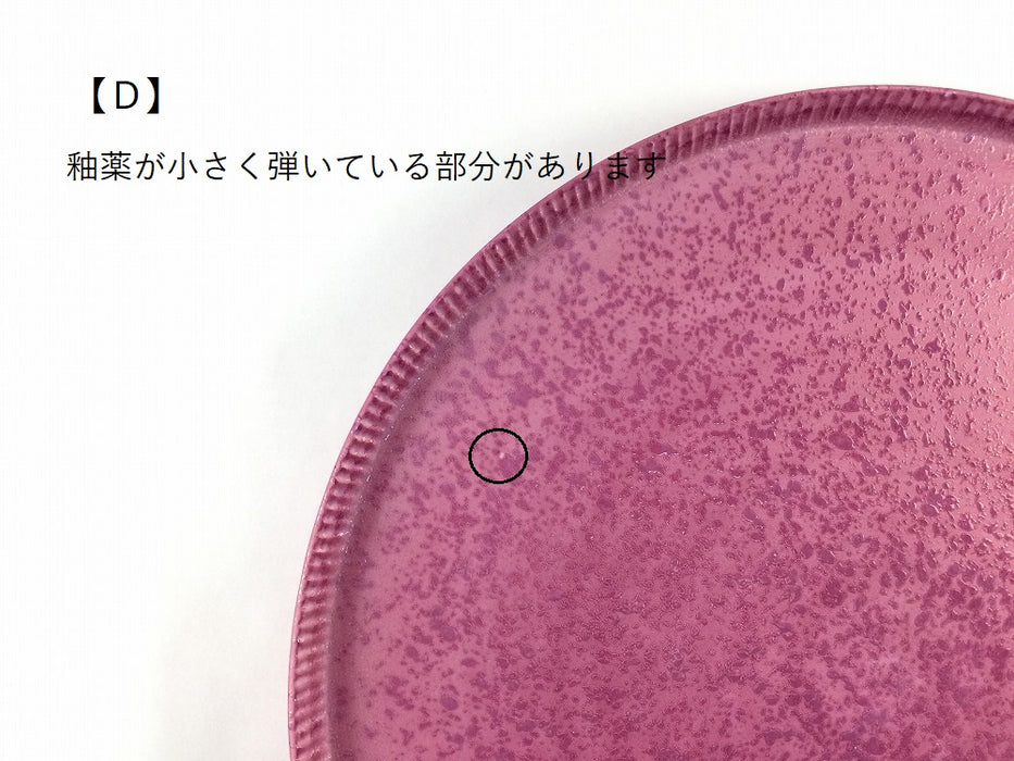 【SALE】245e-plate.pearl(A/B/C/D/E)　24.5cm　波佐見焼【訳あり】