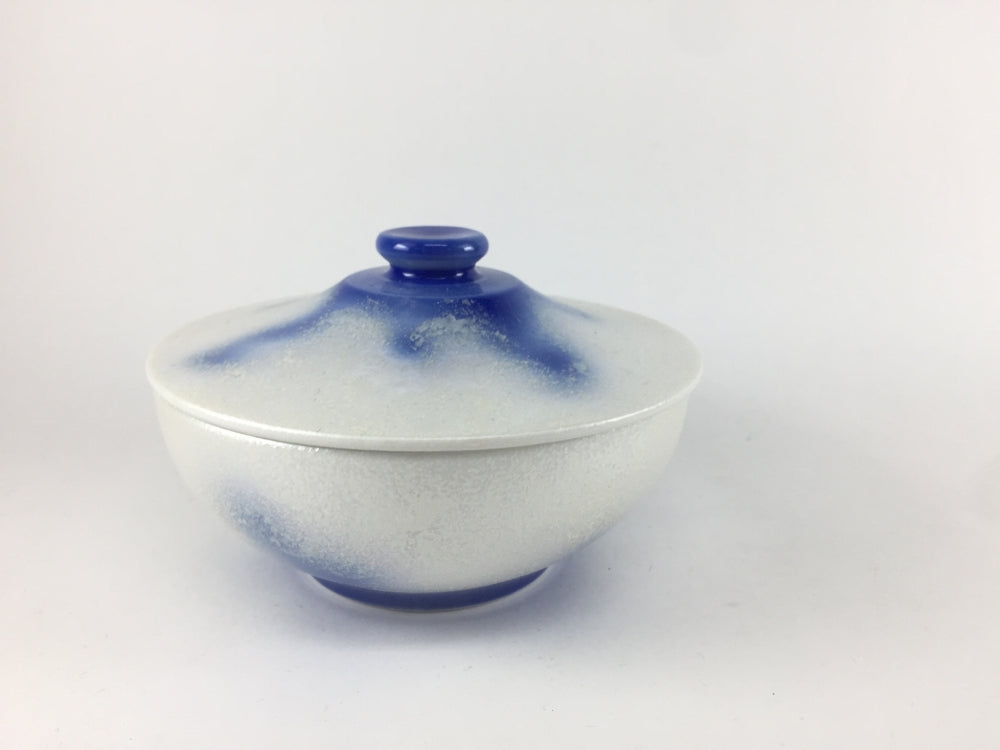 富士蓋物.蒼天 (12cm/9cm) 有田焼【蓋物/皿/ソーサー】 — 佐賀有田