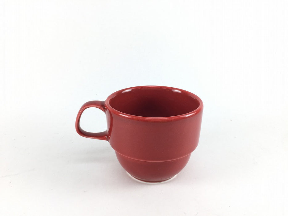 200ccスタックコーヒーカップ(赤/黄/Ｙグリーン)　波佐見焼