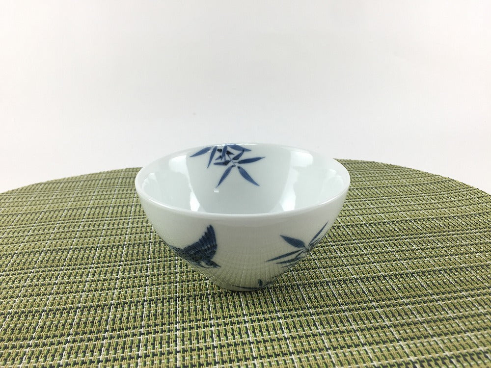 平仙茶(9.5cm)染付竹雀紋 有田焼李荘窯 (j.R) — 佐賀有田 ギャラリーつじ信