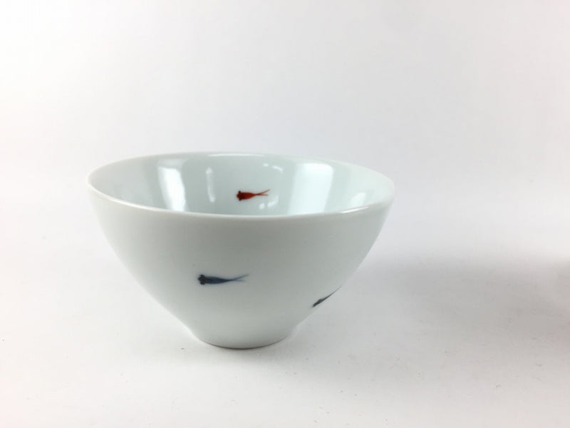 有田焼 李荘窯　染め付け　めだか茶碗　６個セット 有田焼】染付メダカN飯碗（大）2点セット【李荘窯】 - 佐賀県NPO支援