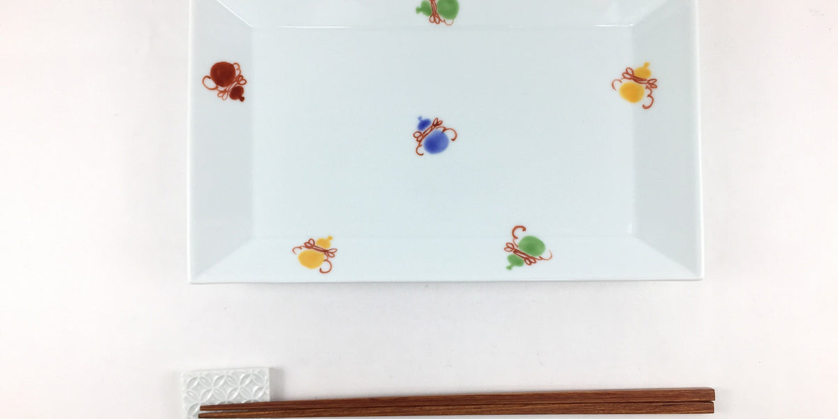 平皿/角皿/焼皿】六瓢 長角皿(大) 伊万里焼 — 佐賀有田 ギャラリーつじ信