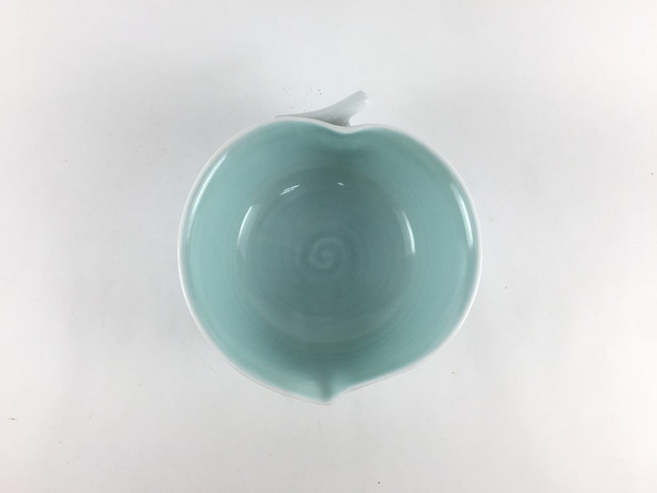 【SALE】135リンゴ鉢(薄緑/白)　有田焼【在庫1】