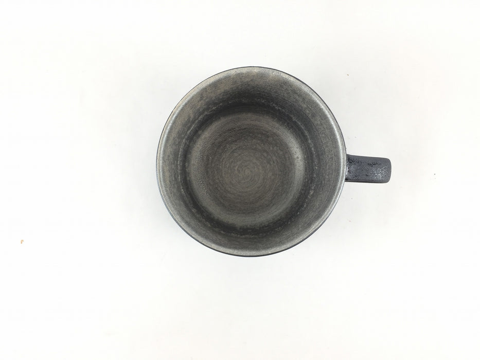 【スープカップ/マグカップ】スタックスープカップ(340cc)黒鉄内銀