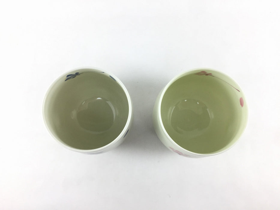 【SALE】【焼酎グラス/カップ】ゆらりカップ(350cc)(花舞青/花舞赤)　波佐見焼