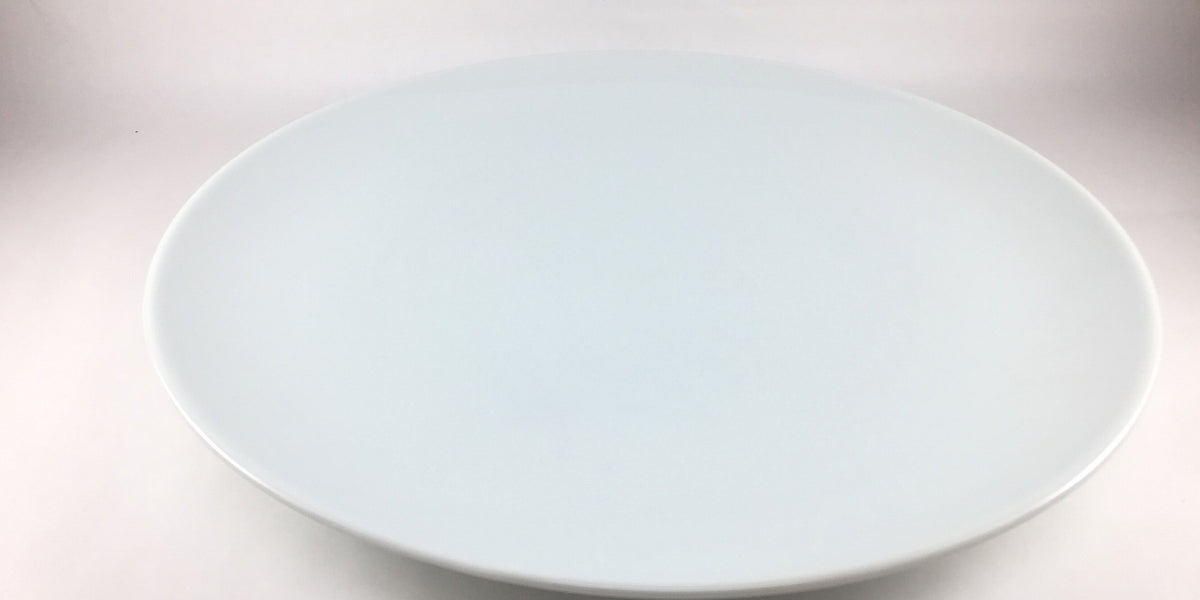 SALE】37cm丸平皿.白釉 有田焼 Sp585 — 佐賀有田 ギャラリーつじ信